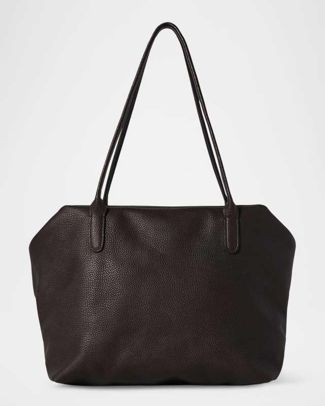 Henri Shoulder Bag in Saddle Grain Leather
